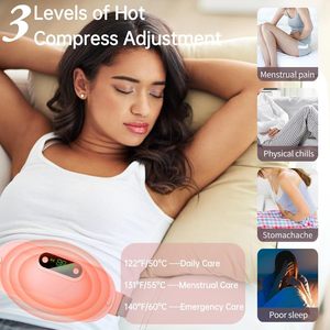 Cinturón de Alivio Inalámbrico para Cólicos Menstruales, Masajeador Abdominal con Calor, Almohadilla Térmica para el Dolor Menstrual - Product Image 2