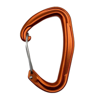 Mousquetons en aluminium 16kN légers et sécurisés pour hamac, camping, accessoires de sac à dos, équipement de plein air