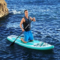 Planche de surf gonflable de qualité commerciale pour eaux offshore, en PVC écologique, approvisionnement en gros, motifs personnalisés pour les propriétaires de marques