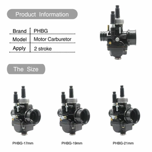 <span class=keywords><strong>Carburador</strong></span> de Carreras para Motocicleta Black Red Phbg 17mm 19mm 21mm para Dellorto Rs50 47cc 49cc Gy6 Jog <span class=keywords><strong>50cc</strong></span> 90cc Dio90 <span class=keywords><strong>2t</strong></span> - Product Image 3