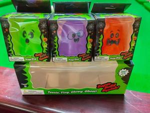 Ensemble de jouets sensoriels Ghost Squishy qui brillent dans le noir, Baby Boos Mini Halloween, jouet anti-stress pour enfants, cadeau pour fête d'enfants - Product Image 1