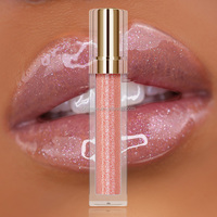 Base de gloss à lèvres végane et sans cruauté L411, effet brillant, gloss à lèvres holographique scintillant pour gloss et rouge à lèvres