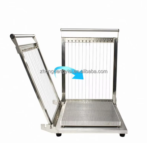 <b>Confectionery</b> Cutting Machine Slicer Manufacturer Guitar Cake Cutter Manual Double Blade Cake Cutting Machine - Product Image 3