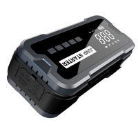 Compresseur d'air portable sans fil 2-en-1 CY53 pour gonflage de pneus 3 fois plus rapide, lumière LED, 150 PSI, prise allume-cigare pour voiture
