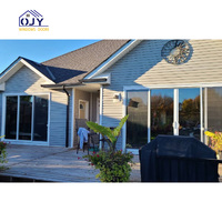 Profilés UPVC modernes haute performance coupe-vent en vinyle à double vitrage fenêtres coulissantes en PVC impact d'ouragan portes des Bahamas en plastique