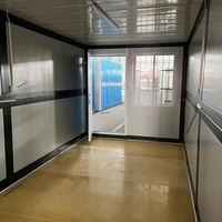 Casa Contenedor Plegable de Acero Prefabricada y Desmontable con 2-4 Dormitorios y Baño, Diseño Moderno para Uso como Apartamento