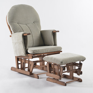 Hiện đại tàu lượn đệm thai sản xác ướp cho con bú bú nằm ngả bé bằng gỗ điều dưỡng ghế Rocking - Product Image 1