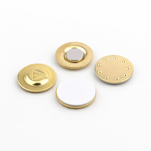 Badge magnétique rond en néodyme Ndfeb, autocollant, personnalisable, de haute qualité, pour étiquette nominative - Product Image 1