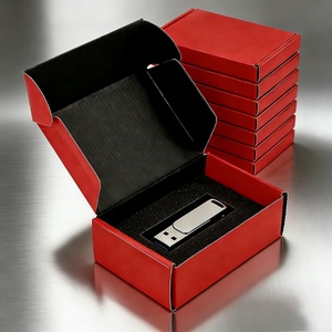 Corrugated Mailing <b>Box</b> <b>Red</b> Aircraft <b>Box</b> Customized Colors Built-in EVA Protection Paper Tray Eco-friendly Paper <b>Box</b> - Product Image 1