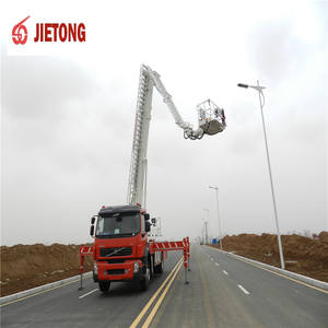 Célèbre lutte contre l'incendie JIETONG marque 32m hauteur de travail Aérien hydraulique nacelle élévatrice à flèche articulée <span class=keywords><strong>camion</strong></span> de <span class=keywords><strong>pompier</strong></span> À Vendre - Product Image 6