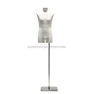 Maniquí Femenino de Alta Calidad con Brazos Móviles de Madera, Maniquí Masculino de Cuerpo Completo de Tela Blanca - Product Image 5