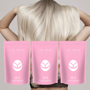 Chaoben professionale biondo biologico candeggina per capelli in polvere permanente di colore sbiancante in polvere rimozione dei capelli per il salone - Product Image 1