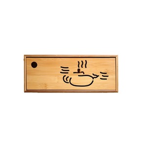 Bamboo <b>Tea</b> <b>Tray</b> With Water Storage Rectangle Detachable For <b>Tea</b> Ceremony - Product Image 5