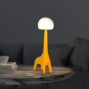 Lampe de nuit musicale Bluetooth moderne et créative en forme de <span class=keywords><strong>cerf</strong></span>, rechargeable et à brancher, double fonction, lumière d'ambiance tactile, chambre à coucher, intensité réglable - Product Image 1