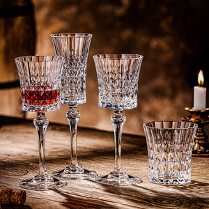 <span class=keywords><strong>Copas</strong></span> de Cristal Talladas de Lujo al por Mayor, Elegantes <span class=keywords><strong>y</strong></span> Vintage, con Corte de Diamante, para Whisky, Vino, Bar, Banquete, Juego de Regalo - Product Image 1