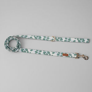 Collar para Perro Ajustable de Algodón Suave con Estampado Moderno y Elegante en Color Menta, Talla M, Accesorio Cómodo y Duradero para Pasear, Diseño Exclusivo - Product Image 5