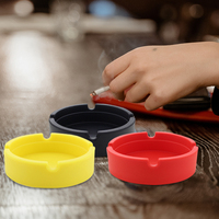 Cendrier en silicone personnalisé avec logo, portable