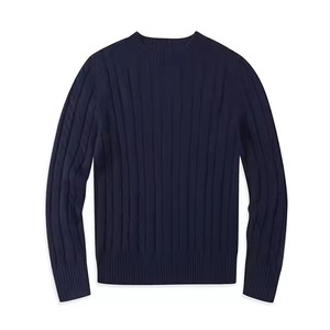Offres Spéciales <span class=keywords><strong>Pull</strong></span> à manches longues <span class=keywords><strong>en</strong></span> coton mélangé pour hommes <span class=keywords><strong>Pull</strong></span> tricoté avec broderie à col roulé <span class=keywords><strong>Pull</strong></span> à logo R - Product Image 3