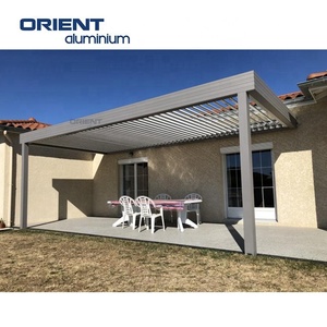 Pergola en aluminium <span class=keywords><strong>de</strong></span> style industriel élégant, volets électriques, oasis <span class=keywords><strong>de</strong></span> jardin urbain sur le toit, pergola en aluminium <span class=keywords><strong>de</strong></span> qualité supérieure - Product Image 3