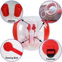 Ballons de jeu ballon pare-chocs corporel humain en PVC gonflable pour adultes et enfants
