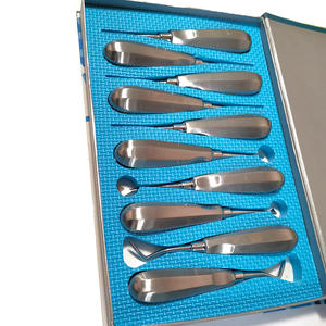 10ชิ้นสแตนเลสยกรากลิฟท์เครื่องมือทันตกรรมสกัดฟัน - Product Image 3