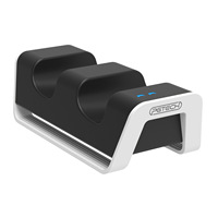 Pour PS5 contrôleur sans fil Dock chargeur pour PS5 contrôleur de jeu Base de charge pour PS5 double poignée double chargeur