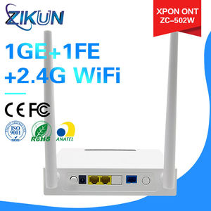 ZC-502W XPON ONU Gepon Xpon 1GE+1FE+WIFI อุปกรณ์ใยแก้วนำแสง Ftth ระบบไร้สาย รับประกัน 1 ปี Zikun - Product Image 2