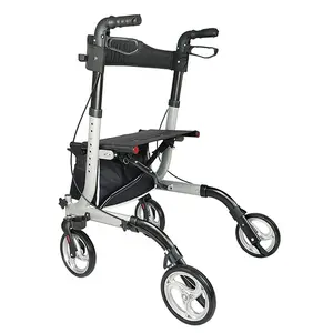 Elderly Rollator Aluminum Rollator Walker For Elderly With Brake