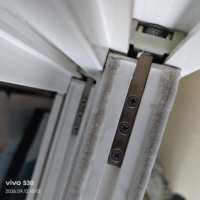 Moustiquaire de fenêtre suspendue FRPU 4SG 5 niveaux en EPDM, coupe-vent, imperméable et résistante au feu pour maison et bureau