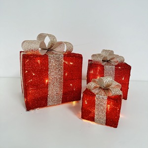 Elegant Waterproof Outdoor Christmas <strong>Tree</strong> <strong>Lights</strong> <strong>with</strong> LED String Beautiful Motif Gift Boxes Decorations - Product Image 2