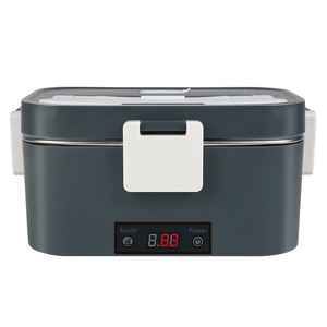 1.8L 電気ランチボックス 60W 食品加熱 12V-24V 2-in-1 ポータブルフードウォーマーヒーター 車/トラック/家庭用 自己加熱ボックス - Product Image 6