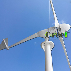 Aerogenerador de Eje Horizontal de 1kw, 2kw, 3kw, 5kW, 10kw, Fácil Instalación con Sistema Fuera de la Red/conexión a la Red - Product Image 4