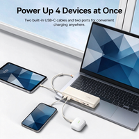 Éclairage extérieur 20000mAh 100W Charge rapide Double ports USB-C Chargeur portable pour smartphones/tablettes/ordinateurs portables - Camping Randonnée
