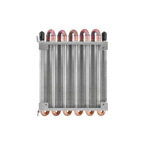 Évaporateur <span class=keywords><strong>de</strong></span> réfrigérant <span class=keywords><strong>à</strong></span> ailettes en aluminium et tube en cuivre haute température 50 GPM 150 <span class=keywords><strong>à</strong></span> 300 °C pour climatisation <span class=keywords><strong>de</strong></span> locomotives - Product Image 2