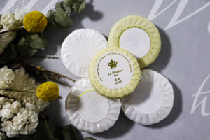 Biểu Tượng Tùy Chỉnh 25G Dùng Một Lần Khách Sạn Xà Phòng Số Lượng Lớn OEM Nhãn Hiệu Riêng Nhà Vệ Sinh Xà Phòng Cho Khách Sạn Tiện Nghi Khách Xà Phòng Thanh - Product Image 2