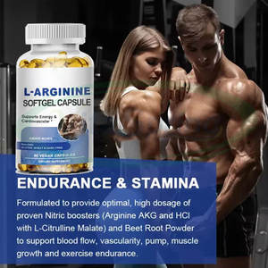 ASAP OEM Capsule de soutien musculaire L-Arginine Softgel 1000 mg Supplément sportif l Arginine L-arginine Softgel - Product Image 2