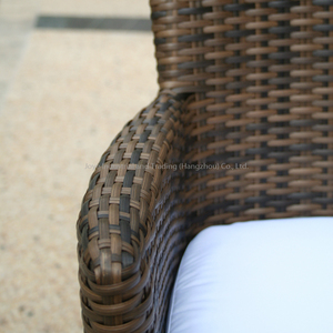 Leisure 5PCS Metal <b>Rattan</b> Tea Coffee <b>Dining</b> <b>Table</b> 4 Chairs for Apartment Farmhouse Villa for Parks Exteriors - Product Image 4