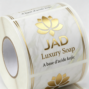 สติกเกอร์กันน้ำ กันน้ำมัน กันแอลกอฮอล์ เป็นมิตรกับสิ่งแวดล้อม รีไซเคิลได้ แห้งเร็ว ติดแน่น ผลิตตามสั่ง |   การพิมพ์ด้วยฟอยล์ทองคำด้วยแสงยูวี |   รถยนต์ - Product Image 1