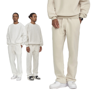 Nuovi <span class=keywords><strong>Pantaloni</strong></span> <span class=keywords><strong>Lunghi</strong></span> da Uomo 350g, Gamba Dritta, Foderati in Pile, Tinta Unita, Vestibilità Comoda, per Sport <span class=keywords><strong>e</strong></span> Casual - Product Image 1