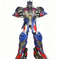 Traje de robot deformable Optimus Prime personalizado con armadura de EVA de tacón alto para eventos comerciales y accesorios de cosplay de películas.