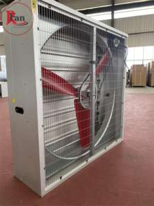 전기 온실 환기 장비 멀티 팬형 벽걸이 형 나일론 블레이드 AC 배기 팬 가금류 농장 지멘스 모터 - Product Image 4