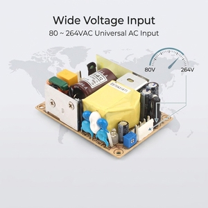 Fuente de Alimentación Conmutada de Marco Abierto EPS-45 de 45W, Convertidor AC/DC de 5V 12V 24V 48V, Placa PCB Compacta de <span class=keywords><strong>3x2</strong></span> Pulgadas, SMPS Individual - Product Image 3
