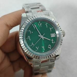 Luxury Stainless Steel Silver Men's Chronograph <b>Watch</b> | Water Resistant Pointer Dial Charm Design Mechanical Movement - Product Image 1