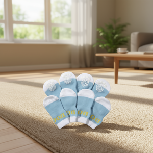 Calcetines Db para gatos pequeños, suelas de algodón y goma, diseño liso y bonito, estilo occidental de verano - Product Image 2