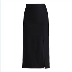 Nouvelle jupe élégante décontractée unie de haute qualité avec fente, style simple et ajusté - Product Image 6