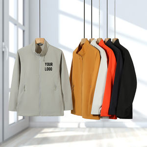 Gran oferta Unisex logotipo personalizado carcasa dura de una sola capa impermeable a prueba de viento senderismo escalada lluvia impermeable con capucha - Product Image 3