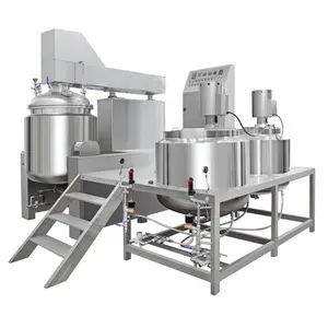 Mezclador homogeneizador cosmético de pasta de alta calidad, máquina mezcladora emulsionante al vacío