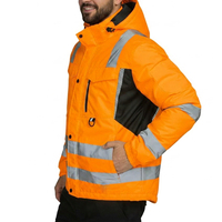Chaqueta de seguridad de alta visibilidad, impermeable, transpirable, antibacteriana y reflectante para la venta en línea.