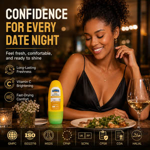 <span class=keywords><strong>Déodorant</strong></span> Roll-on Éclaircissant à la Vitamine C MELAO 40ml pour <span class=keywords><strong>Femme</strong></span>, Soin des Aisselles, Parfum Agrumes et Bois, Bille à 360 Degrés, Fraîcheur Longue Durée, Teint Uniforme Toute la Journée - Product Image 1