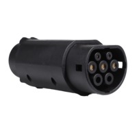 Nouvel adaptateur de charge pour véhicule électrique portable 2 GBT 32A 230V ABS+PC ignifuge, design compact et léger, brancher et utiliser, aucune installation requise